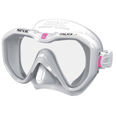 Seac Italica Asian Fit White/ Pink Mask