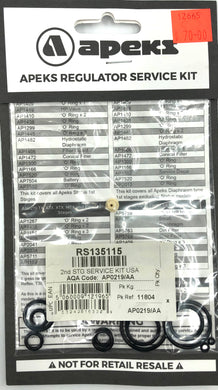 Apeks second stage Service Kit RS 135115