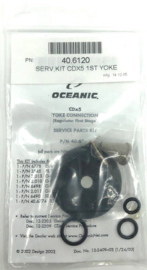 Oceanic CDX5 First Stage Service Kit 40.6120