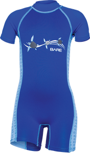 Bare 1MM Children's Guppy Shorty Wetsuit (Size 4 and 6 green on sale)