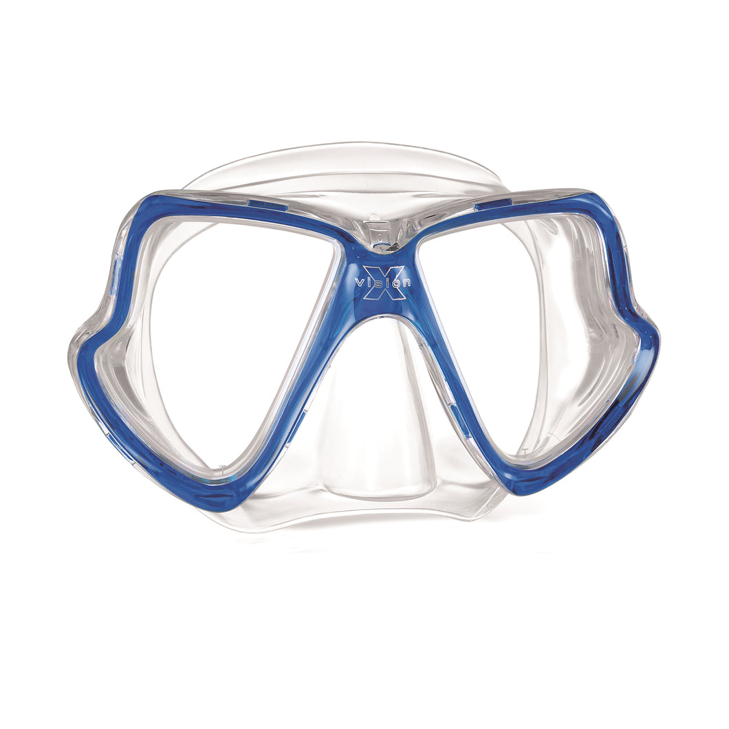 Mares X-Vision Mid Size mask in blue