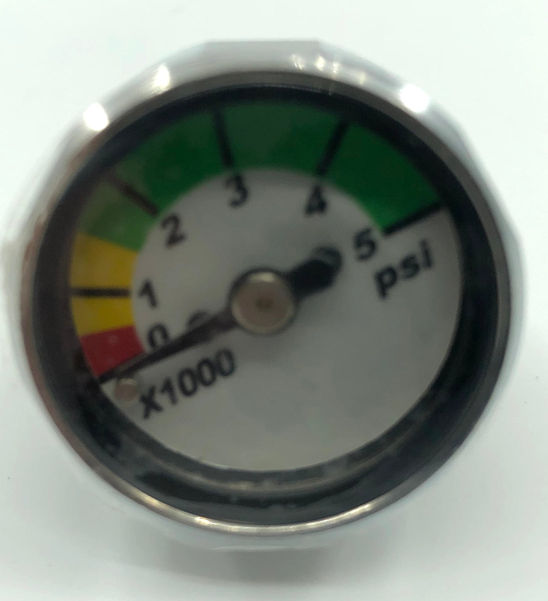 Trident Large Dial Hi-Pressure Pony Bottle Port Plug Scuba Diving Gauge