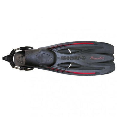 Beuchat Powerjet fins with Spring Straps