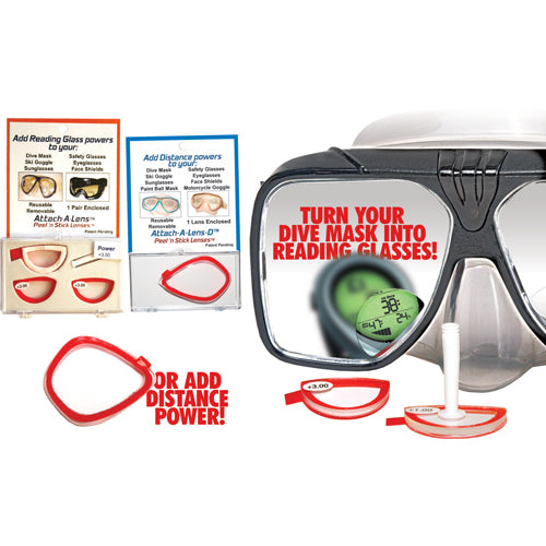 Attach-A Lens-D Prescription Mask Lenses